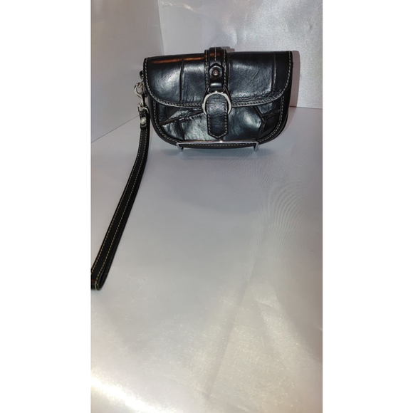 Dooney & Bourke Leather Wristlet - Picture 3 of 7